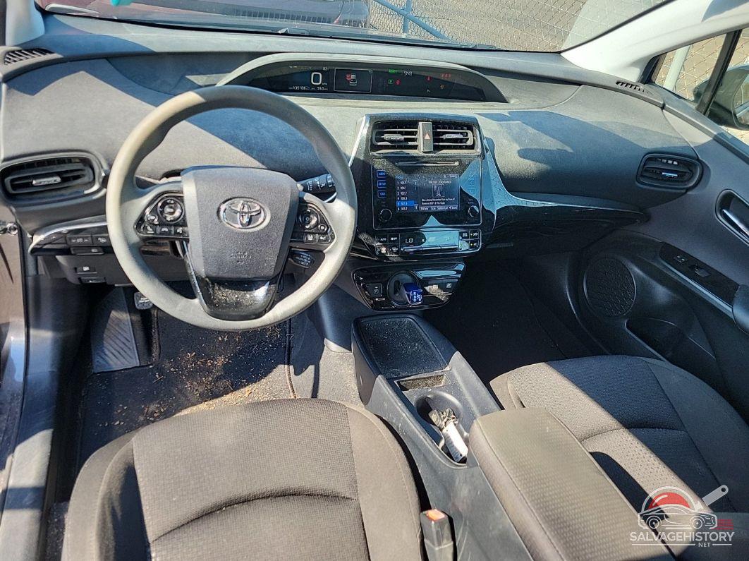 JTDKARFU5K3070342 2019 TOYOTA PRIUS photo no. 7