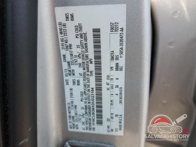 1FMCU9G9XDUD23184 2013 FORD ESCAPE photo no. 13