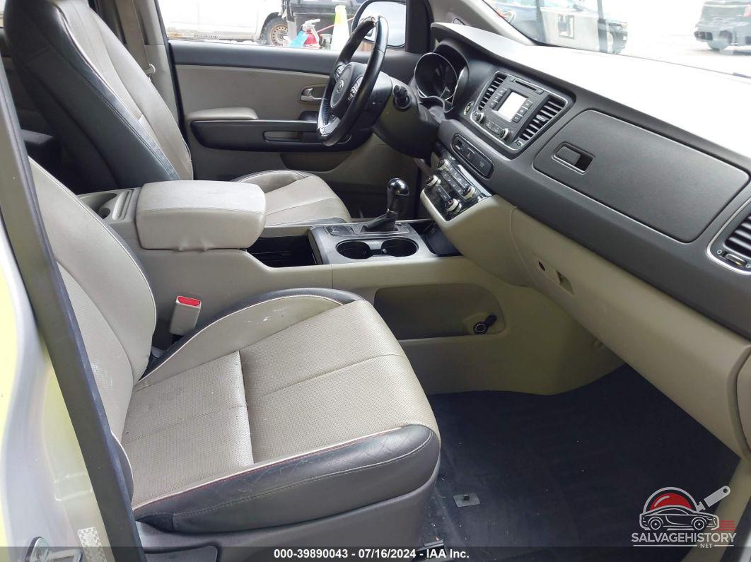 KNDMB5C11G6212443 2016 KIA SEDONA photo no. 5