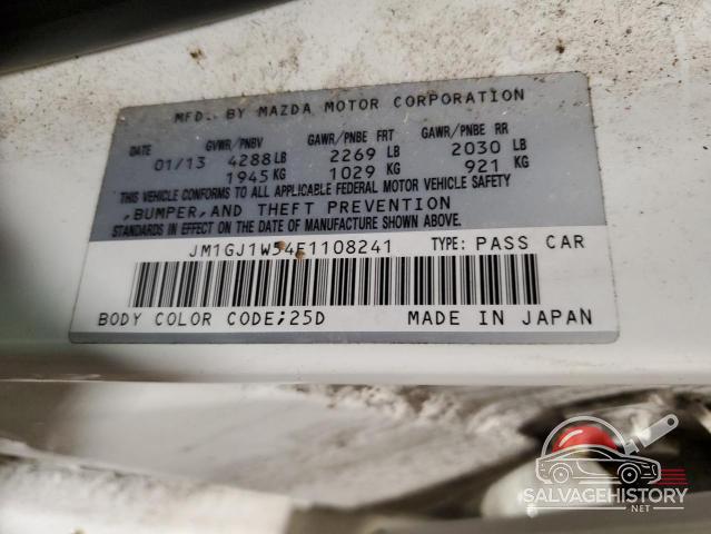 JM1GJ1W54E1108241 2014 MAZDA 6 photo no. 13