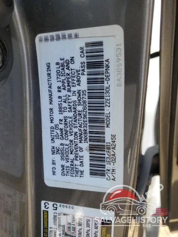 1NXBR32E96Z608735 2006 TOYOTA COROLLA photo no. 13
