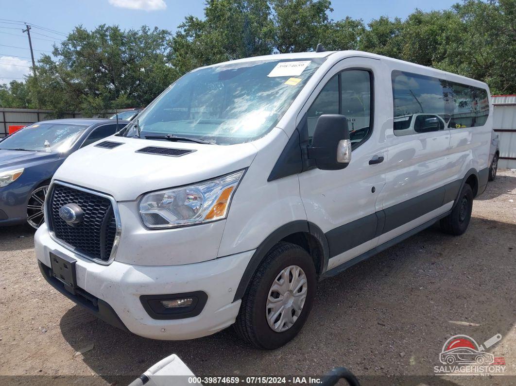 1FBAX2Y8XMKA64566 2021 FORD TRANSIT PASSENGER photo no. 2