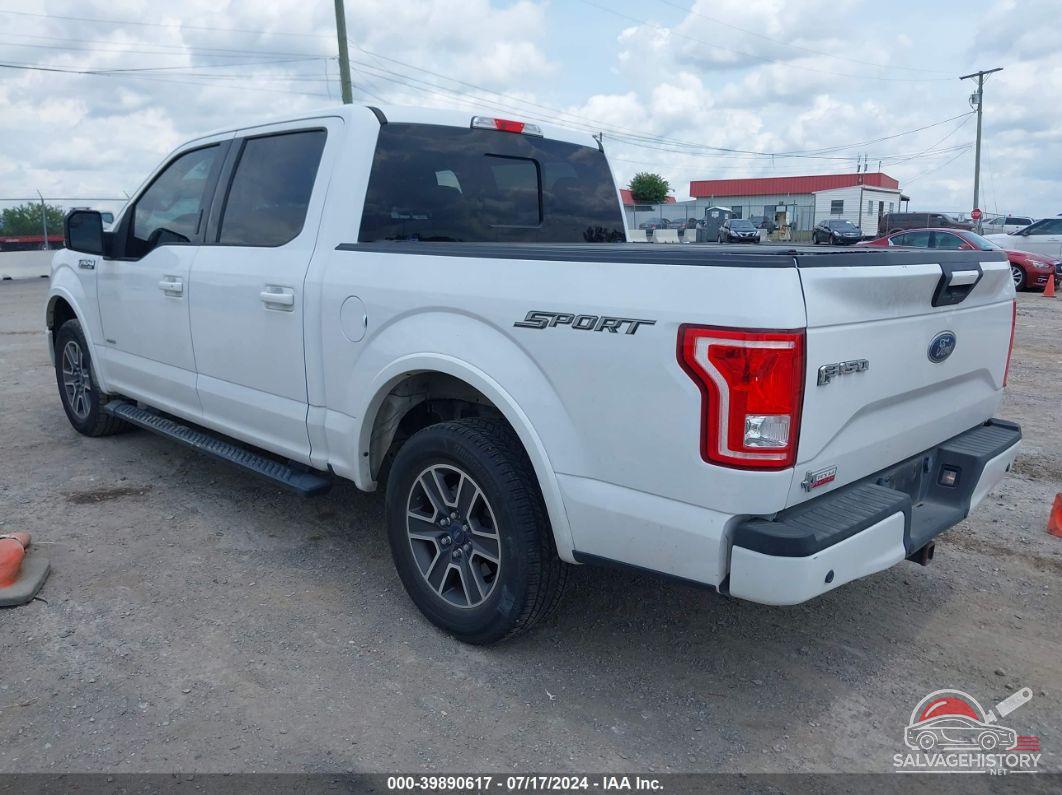 1FTEW1CP9HKC70122 2017 FORD F-150 photo no. 3