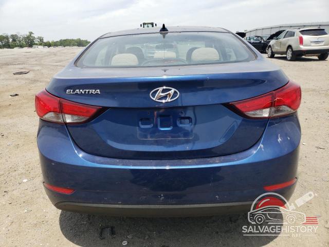 5NPDH4AEXGH797544 2016 HYUNDAI ELANTRA photo no. 6