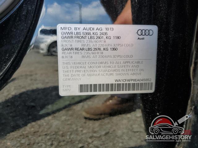WA1CFAFP8EA045852 2014 AUDI Q5 photo no. 13