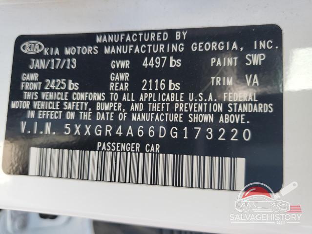 5XXGR4A66DG173220 2013 KIA OPTIMA photo no. 13