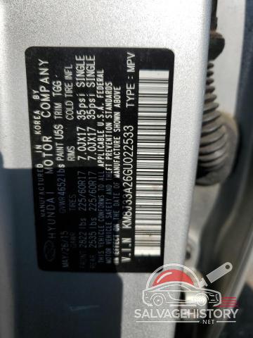 KM8J33A26GU022533 2016 HYUNDAI TUCSON photo no. 13
