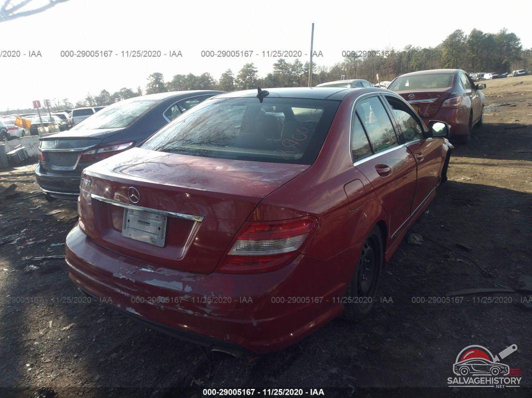 WDDGF81X98F186109 2008 MERCEDES-BENZ C-CLASS photo no. 4