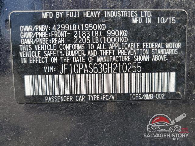 JF1GPAS63GH210255 2016 SUBARU IMPREZA photo no. 12