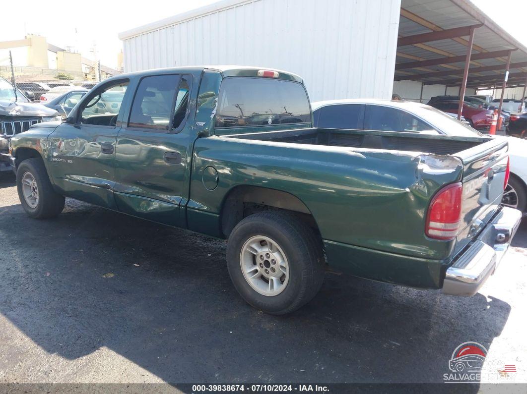 1B7GL2AN2YS680348 2000 DODGE DAKOTA photo no. 3