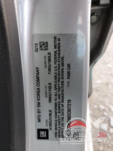 KL8CD6S99DC607219 2013 CHEVROLET SPARK photo no. 12