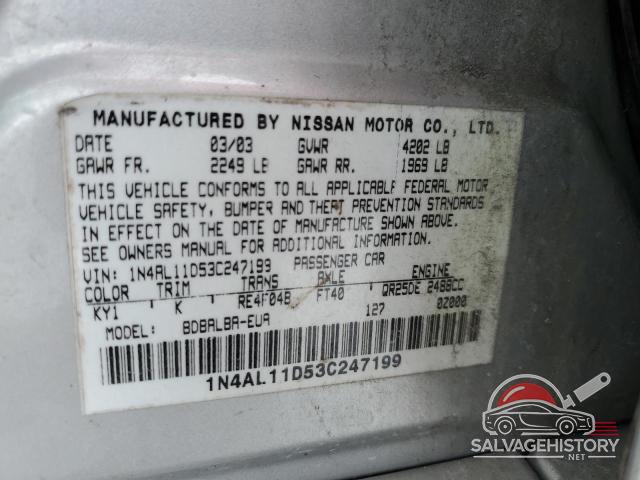 1N4AL11D53C247199 2003 NISSAN ALTIMA photo no. 13