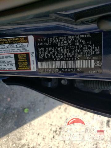 4T4BF1FK0FR484874 2015 TOYOTA CAMRY photo no. 12