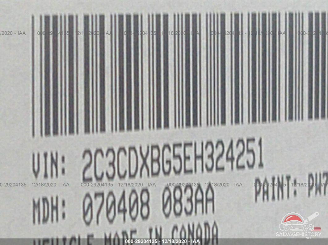 2C3CDXBG5EH324251 2014 DODGE CHARGER photo no. 9