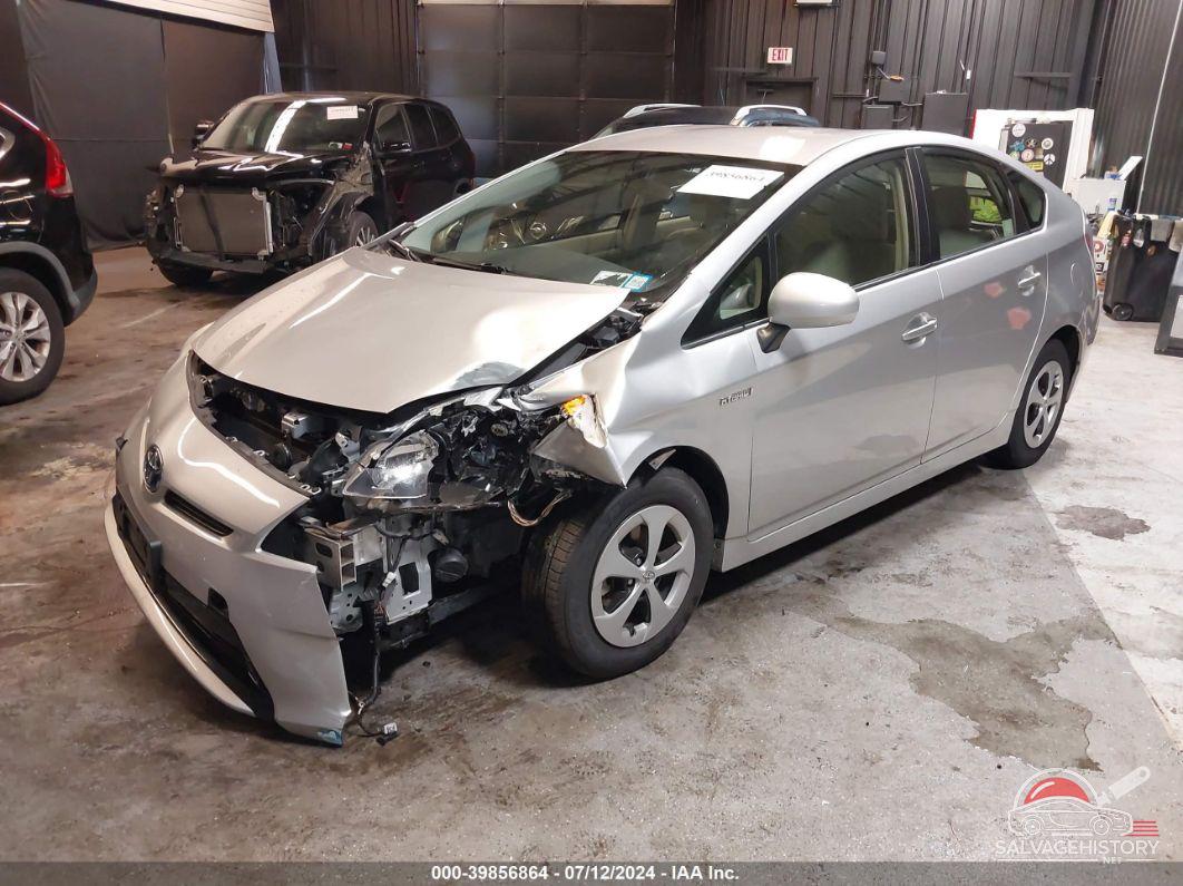JTDKN3DU9C5435941 2012 TOYOTA PRIUS photo no. 2