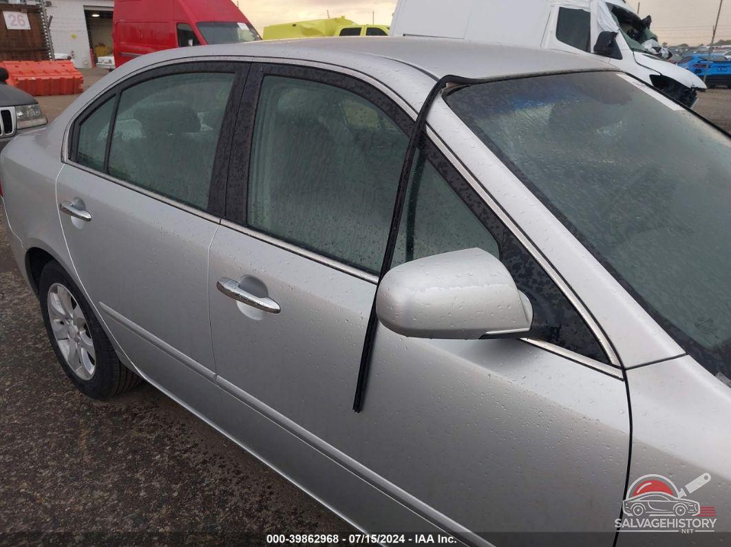 KNAGE123685228335 2008 KIA OPTIMA photo no. 6