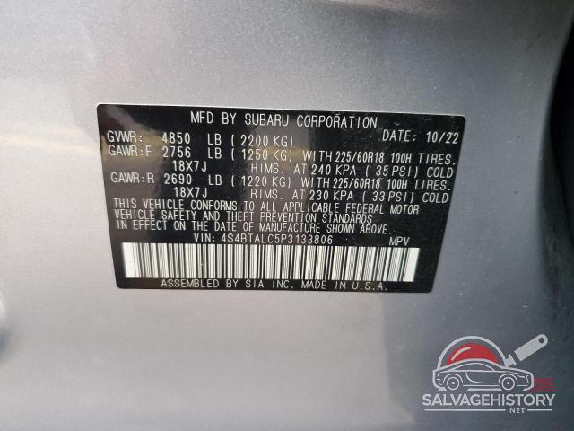 4S4BTALC5P3133806 2023 SUBARU OUTBACK photo no. 13