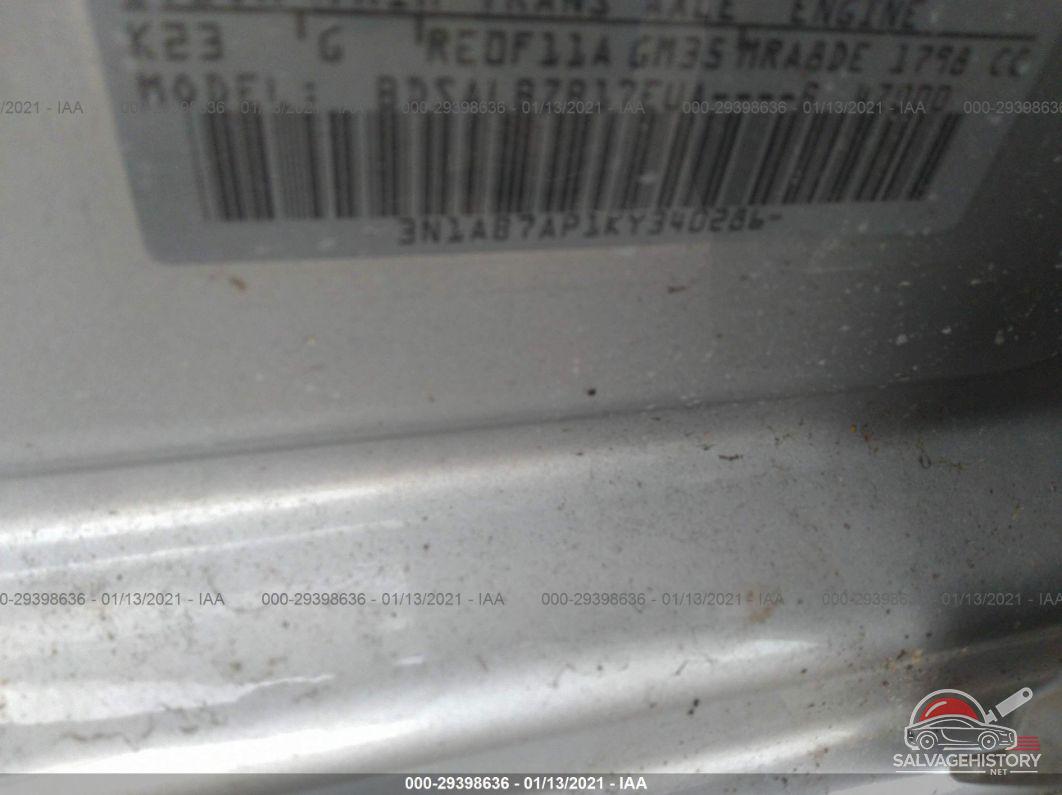 3N1AB7AP1KY340286 2019 NISSAN SENTRA photo no. 9
