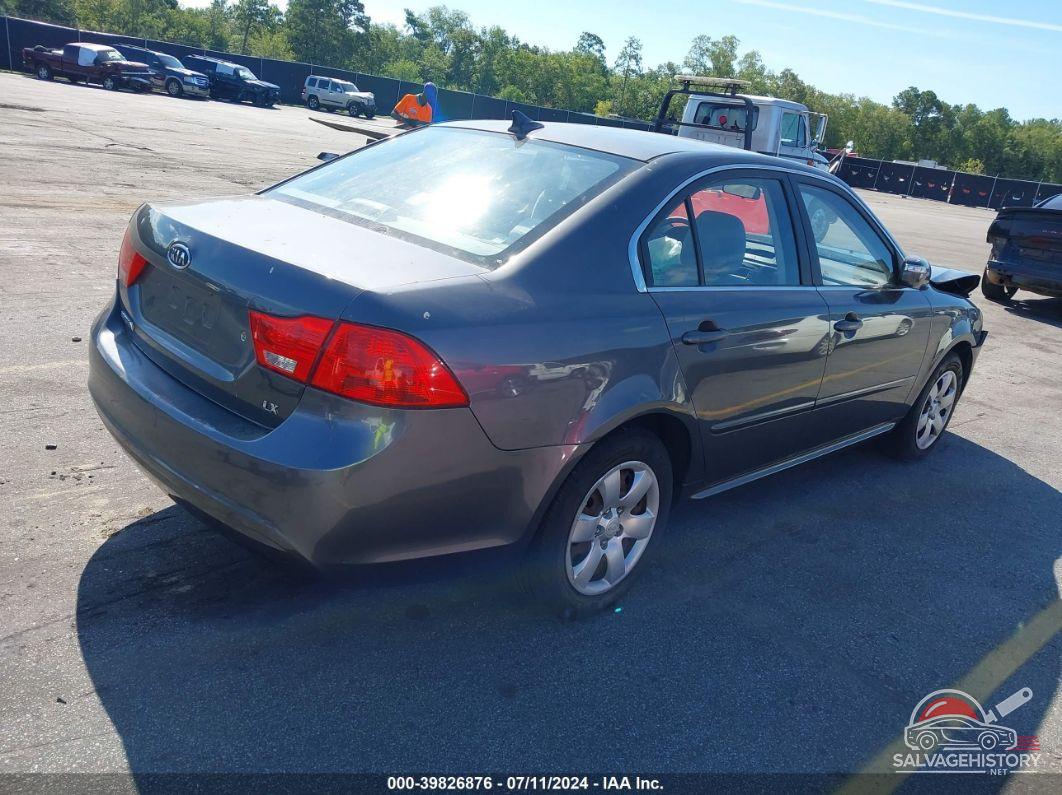 KNAGE228995324365 2009 KIA OPTIMA photo no. 4