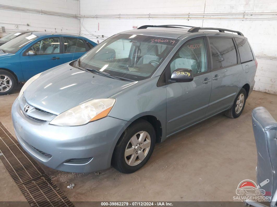 5TDZK23C07S019173 2007 TOYOTA SIENNA photo no. 2