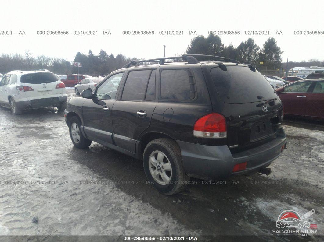 KM8SC73E76U070432 2006 HYUNDAI SANTA FE photo no. 3