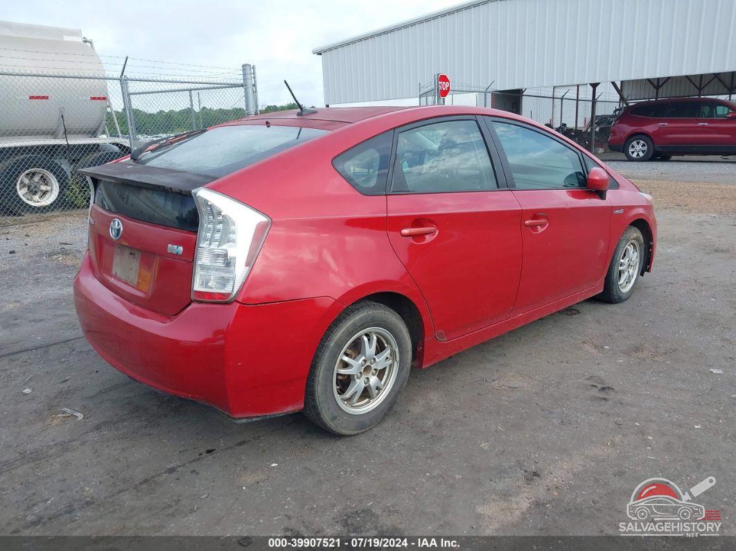 JTDKN3DUXA0120740 2010 TOYOTA PRIUS photo no. 4