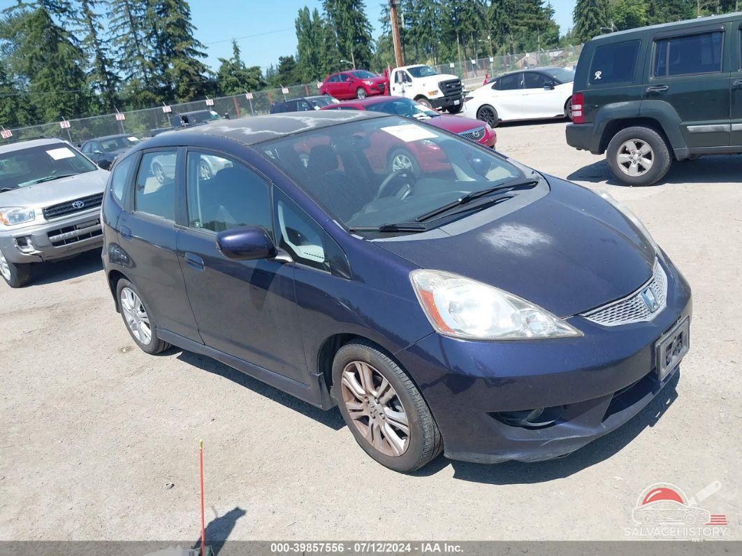 JHMGE88639S033050 2009 HONDA FIT photo no. 12