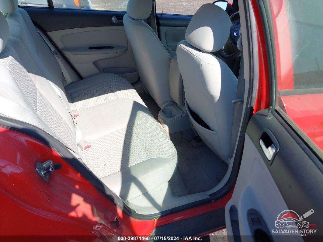 1G1AL58F787140303 2008 CHEVROLET COBALT photo no. 8