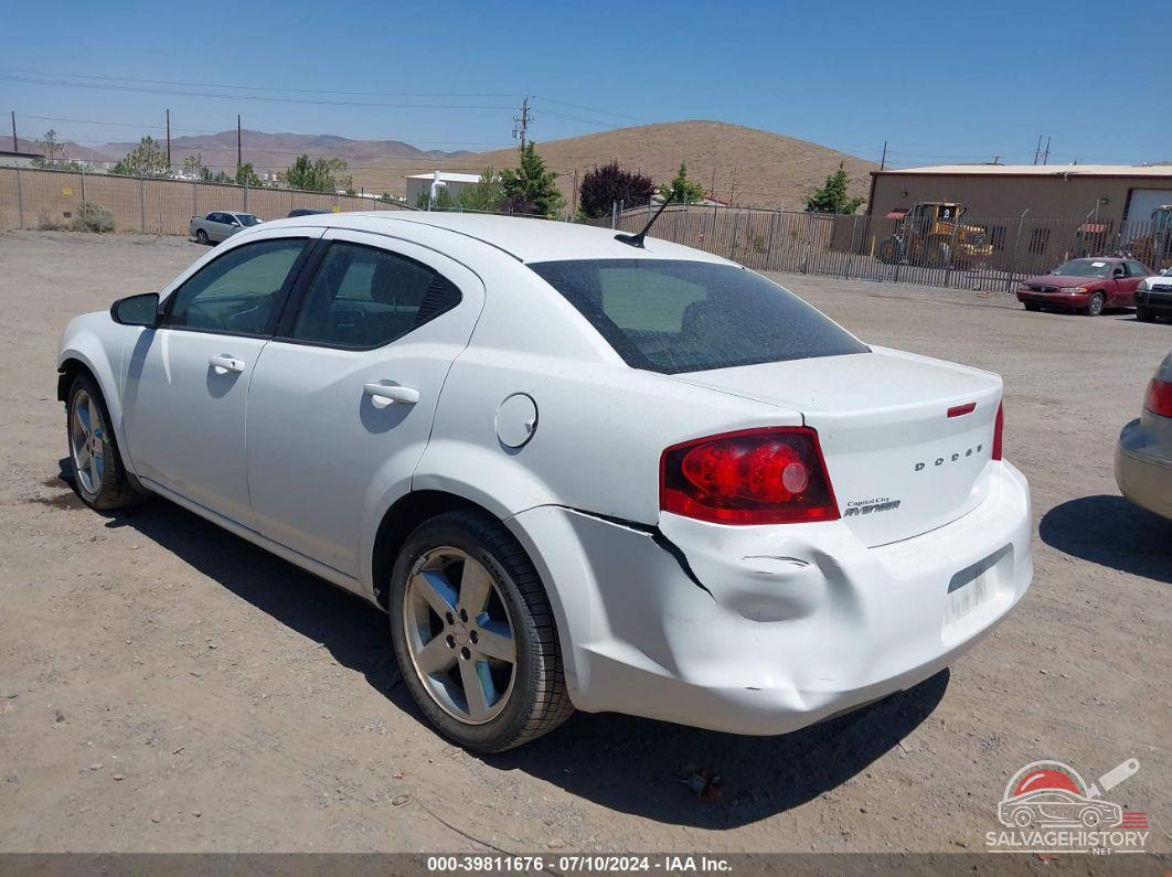 1C3CDZAB9CN141067 2012 DODGE AVENGER photo no. 3