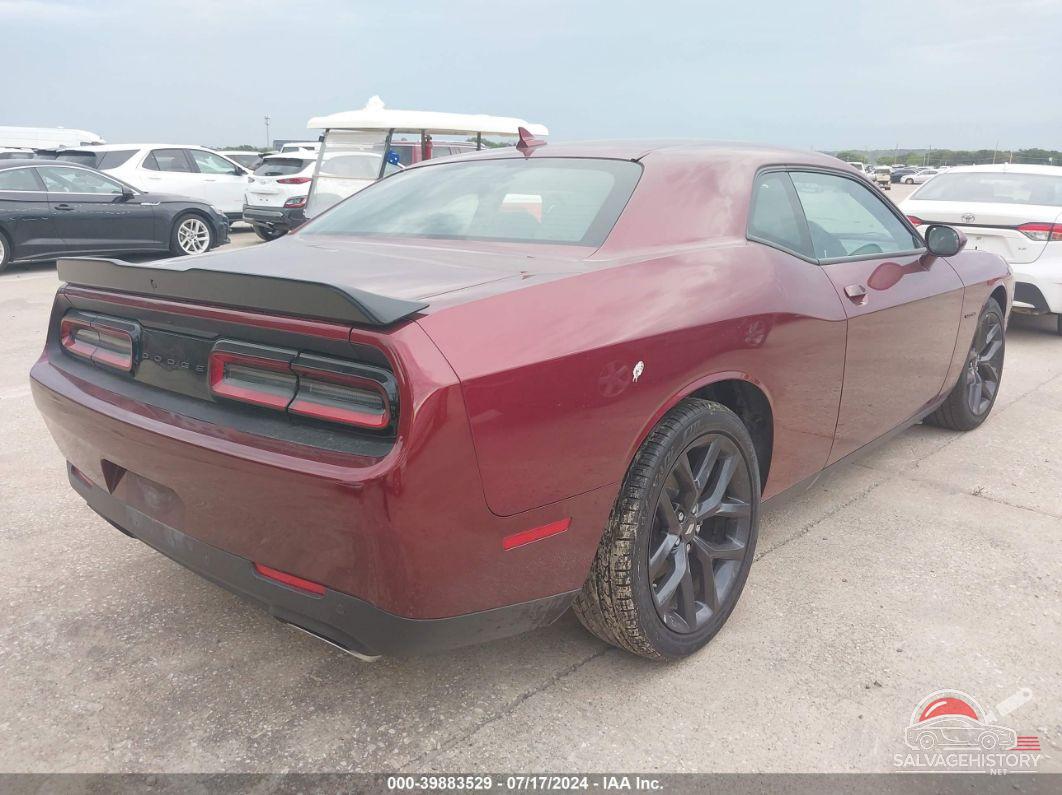 2C3CDZBT0NH233865 2022 DODGE CHALLENGER photo no. 4