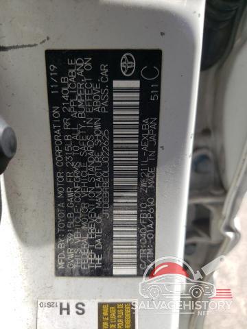 JTDEBRBE0LJ022625 2020 TOYOTA COROLLA photo no. 12