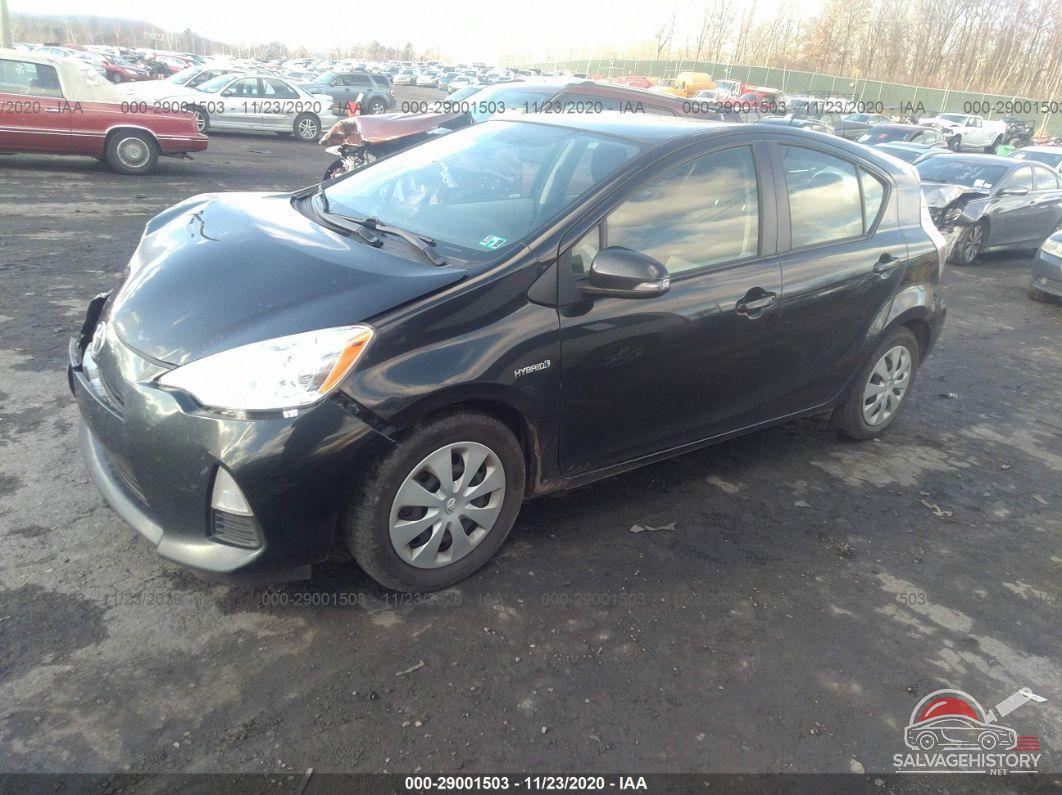 JTDKDTB38E1564843 2014 TOYOTA PRIUS C photo no. 2