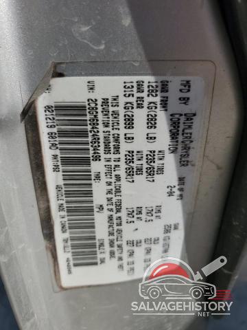 2C8GM68424R634496 2004 CHRYSLER All Models photo no. 13