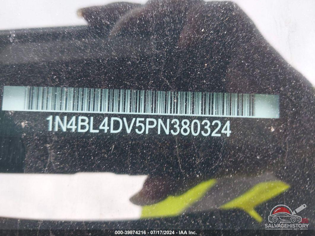 1N4BL4DV5PN380324 2023 NISSAN ALTIMA photo no. 9