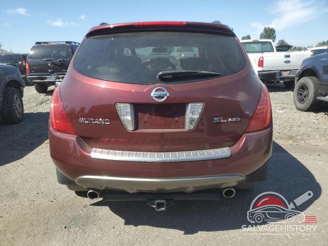 JN8AZ08W86W540189 2006 NISSAN MURANO photo no. 6