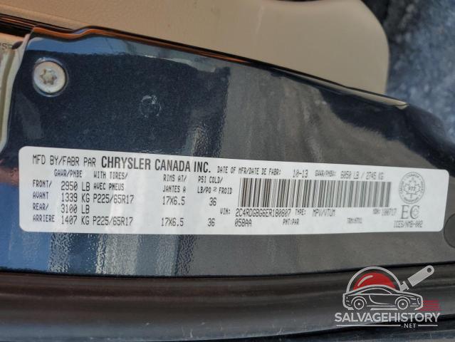 2C4RDGBG6ER180807 2014 DODGE CARAVAN photo no. 14