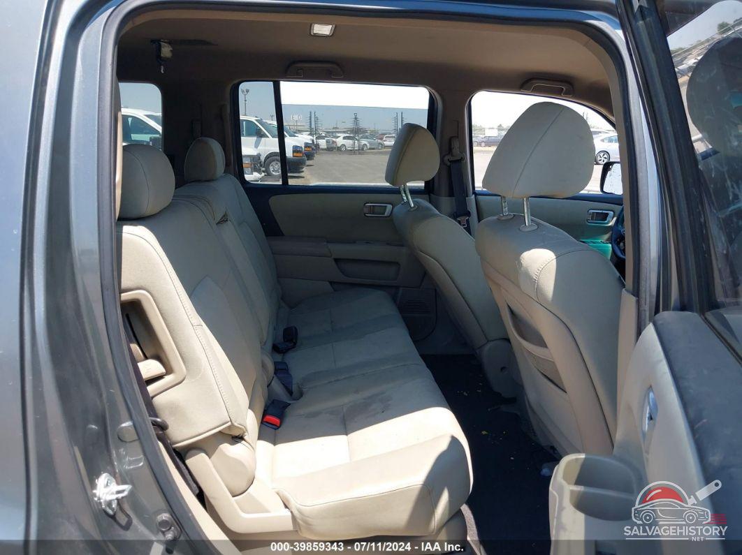5FNYF38259B003774 2009 HONDA PILOT photo no. 8