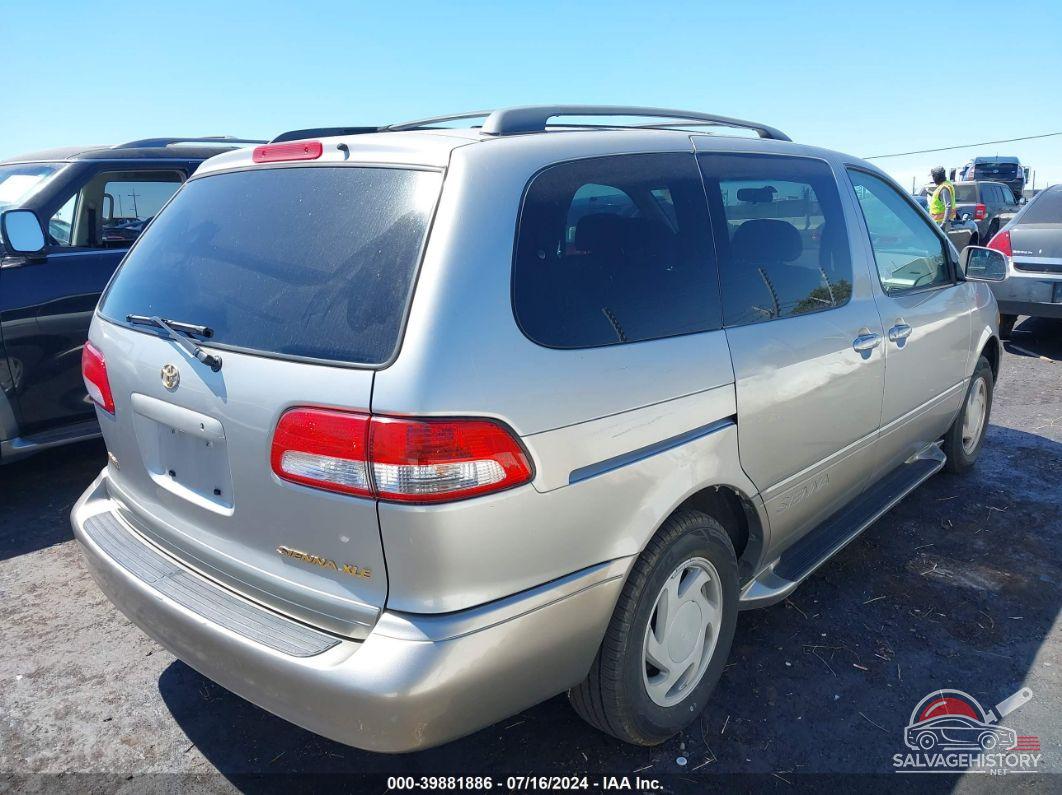 4T3ZF13C51U365109 2001 TOYOTA SIENNA photo no. 4