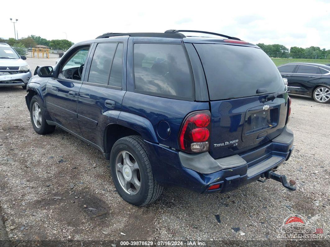 1GNDT13S682243752 2008 CHEVROLET TRAILBLAZER photo no. 3