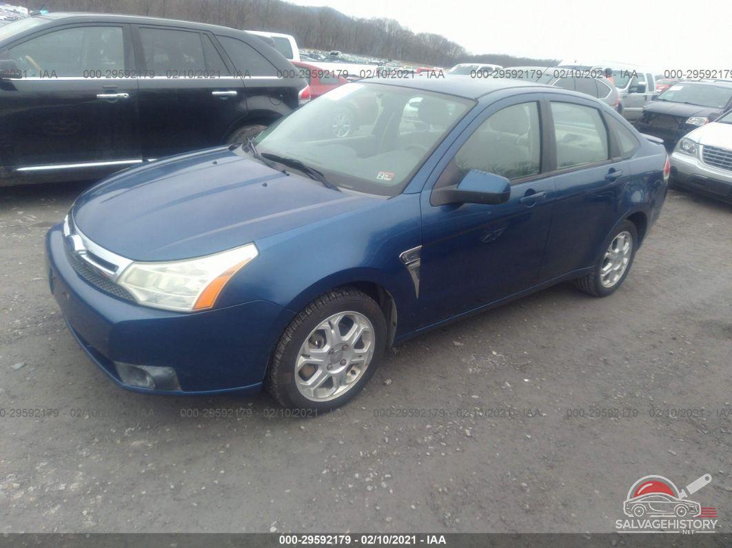1FAHP35N88W148092 2008 FORD FOCUS photo no. 2