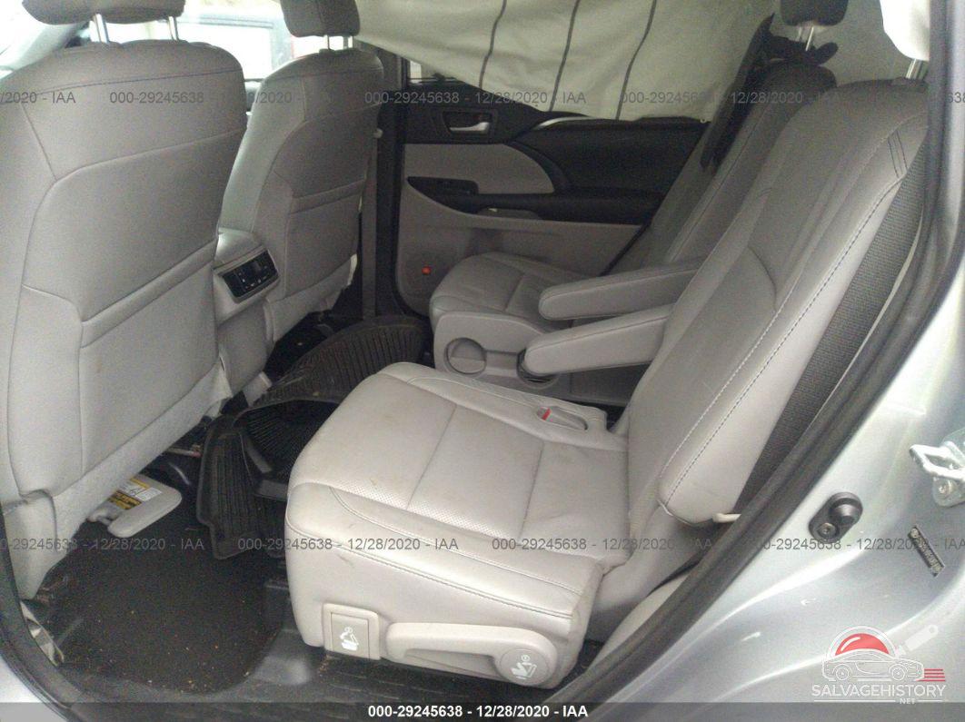 5TDDKRFH7ES065686 2014 TOYOTA HIGHLANDER photo no. 8
