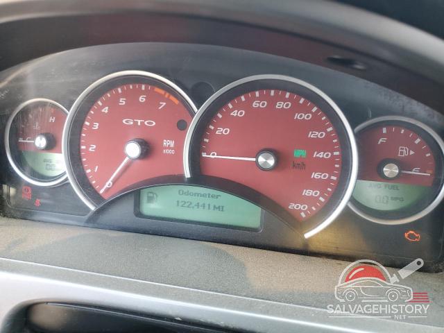 6G2VX12U56L536223 2006 PONTIAC GTO photo no. 9