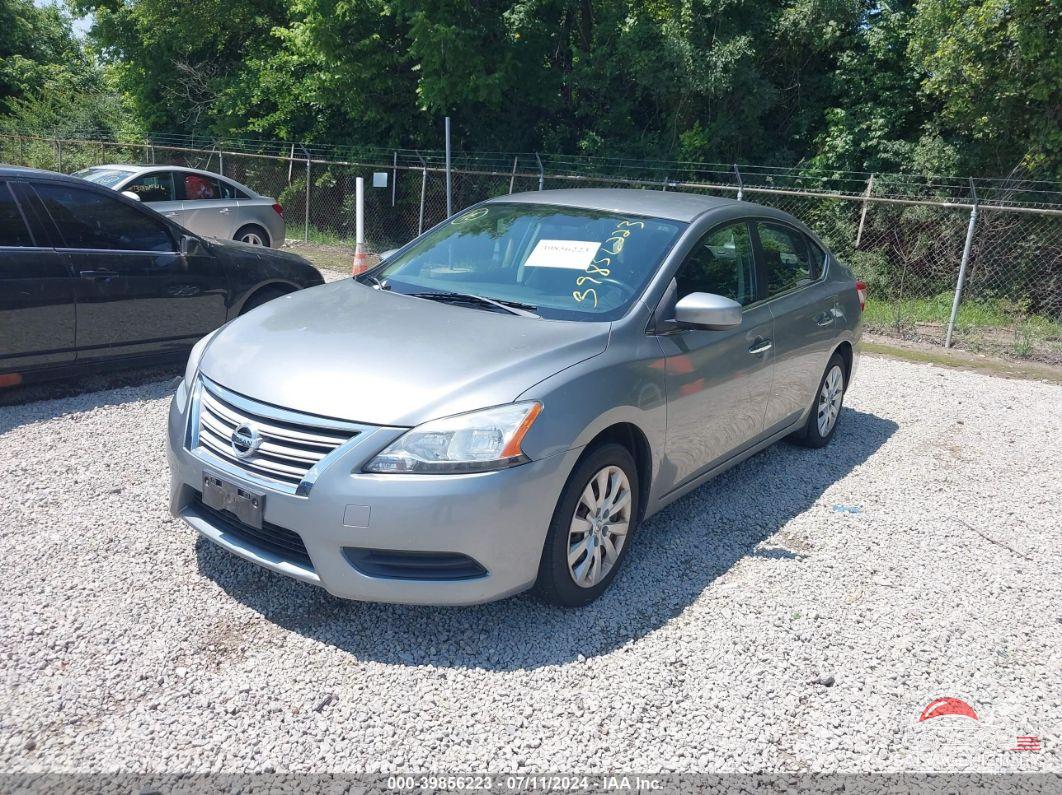 3N1AB7AP5DL774419 2013 NISSAN SENTRA photo no. 2