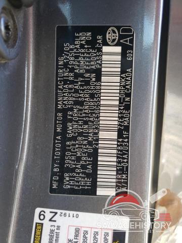 2T1LR30E56C555086 2006 TOYOTA COROLLA photo no. 12