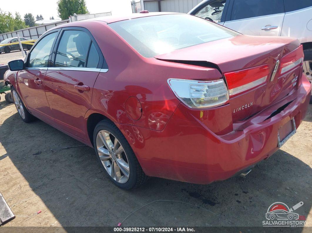 3LNHL2JC2AR626516 2010 LINCOLN MKZ photo no. 3