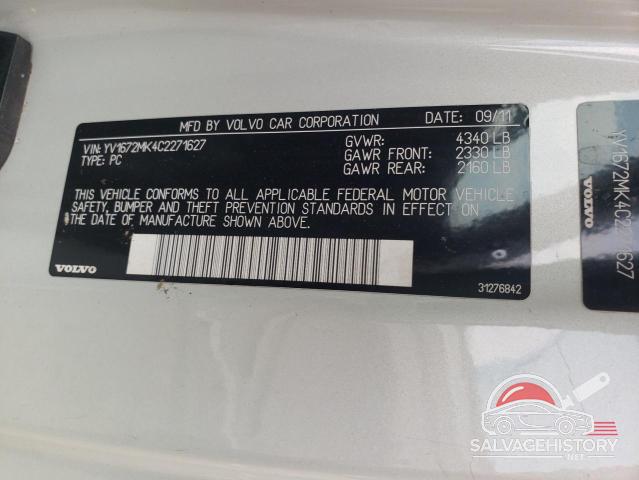 YV1672MK4C2271627 2012 VOLVO C30 photo no. 13