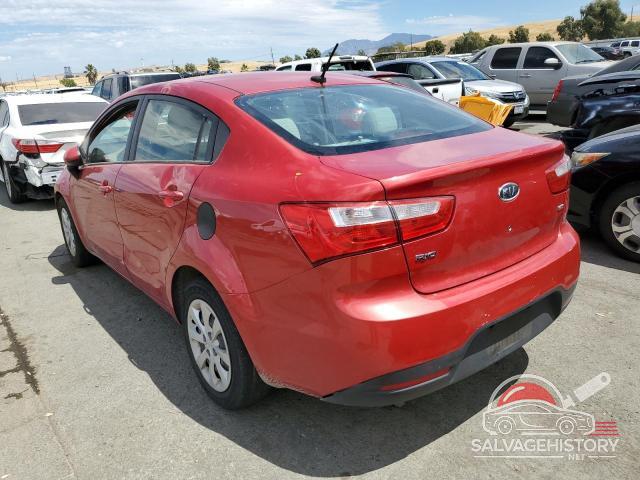 KNADM4A37D6131061 2013 KIA RIO photo no. 2