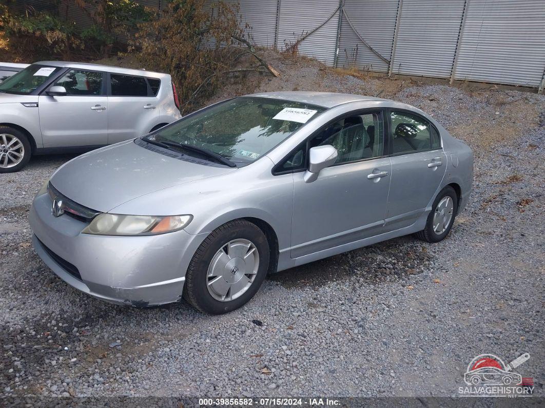JHMFA36276S003703 2006 HONDA CIVIC HYBRID photo no. 2