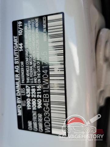 WDD3G4EB1LW041755 2020 MERCEDES-BENZ A-CLASS photo no. 12
