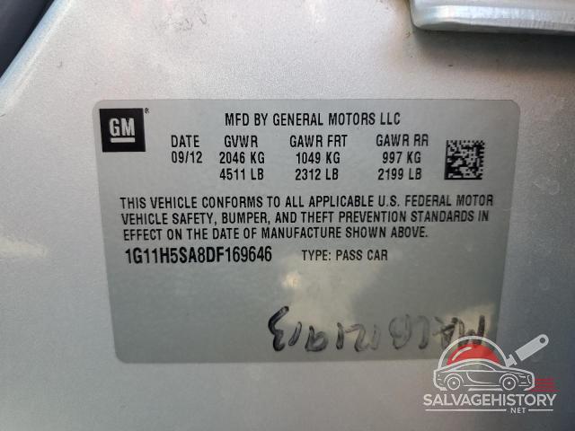 1G11H5SA8DF169646 2013 CHEVROLET MALIBU photo no. 12